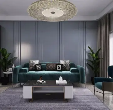 Luxury Crystal Design Transparency Led Ceiling Lights YW-CLB049 For Living Room