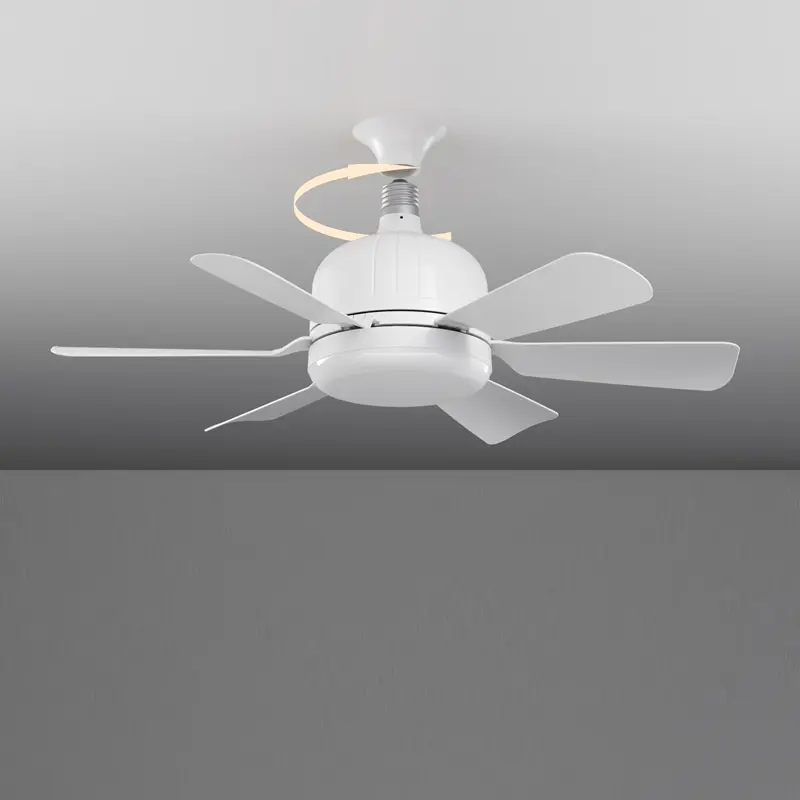Save Cost E27 Socket LED Bulb Ceiling Fan with Light YW-ZYJ-6WBL-460 (4).jpg