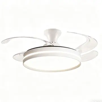 Modern Flush Mount Ceiling Fan Light YW-MEL991B