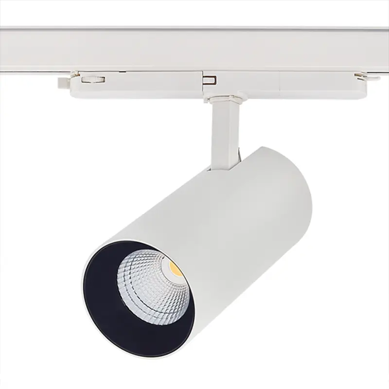 Track Light: COB, Anti-Glare, Multi-Wattage Adjustable YW...