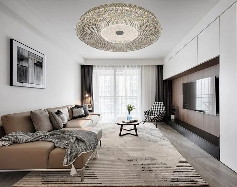 Luxury Crystal Design Transparency Led Ceiling Lights YW-...