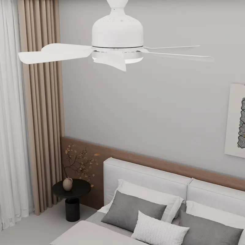 Save Cost E27 Socket LED Bulb Ceiling Fan with Light YW-ZYJ-6WBL-460 (2).jpg