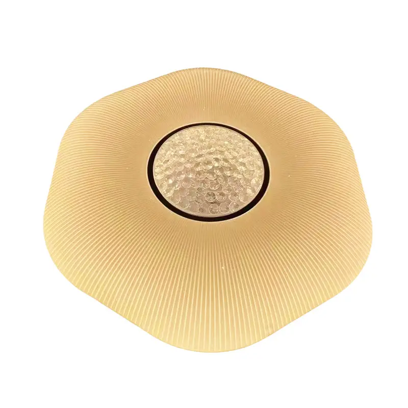 Hexagon Crystal Ceiling Light with Multi-Control Options YW-CLC081