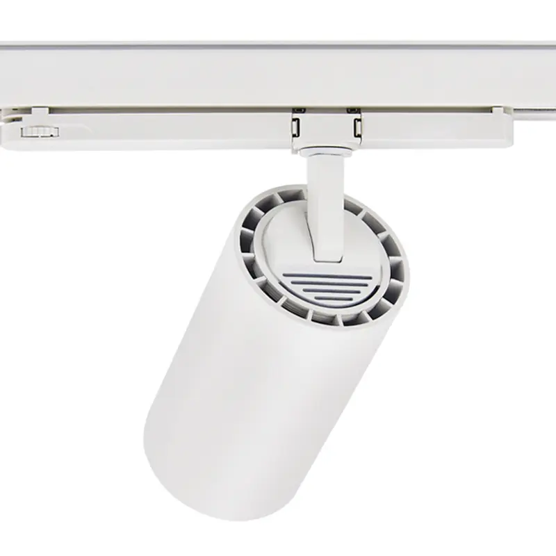 White Track Light Multi-Wattage Adjustable & Anti-Glare Y...