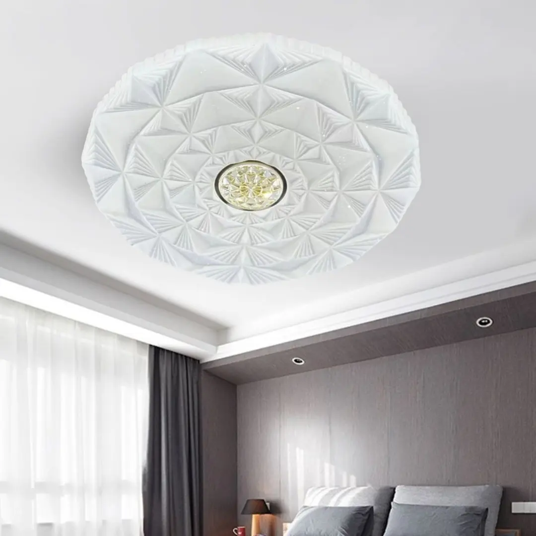 Modern Round Led Ceiling Light Fixture for Bedroom YW-CLB003 ( (5).jpg