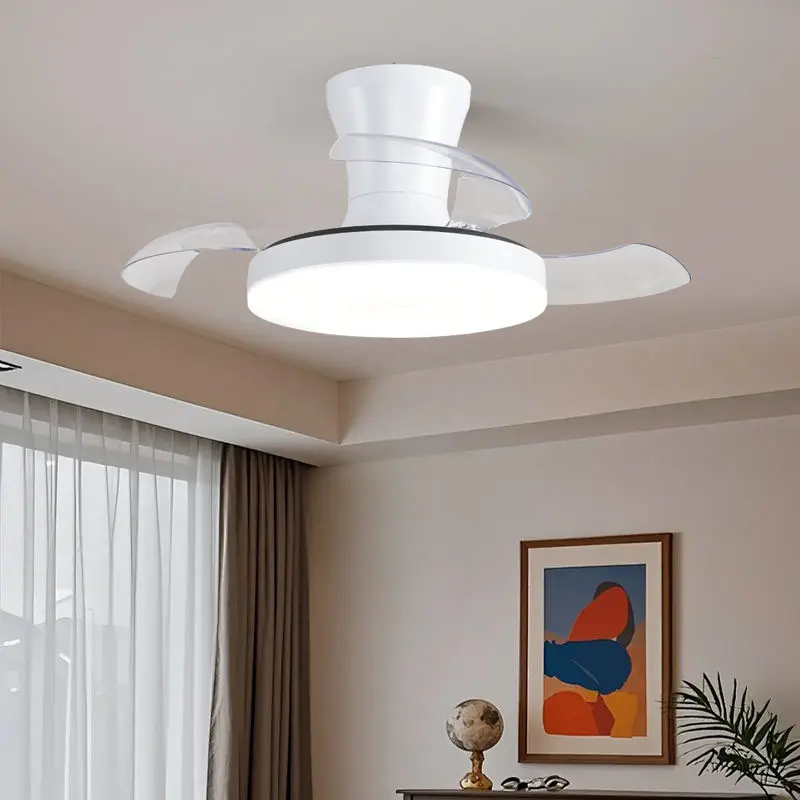 Elegant White Color Modern Design LED Ceiling Fan Light Y...
